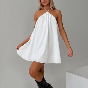 Peaco Halter Mini Dress